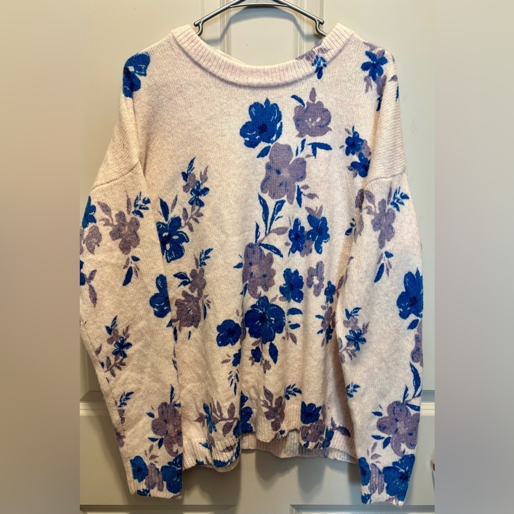 Sanctuary Women’s Size‎ Small Floral Print Sweater